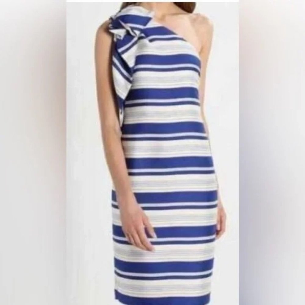 Size 00 Petite Banana Republic One Shoulder Dress
